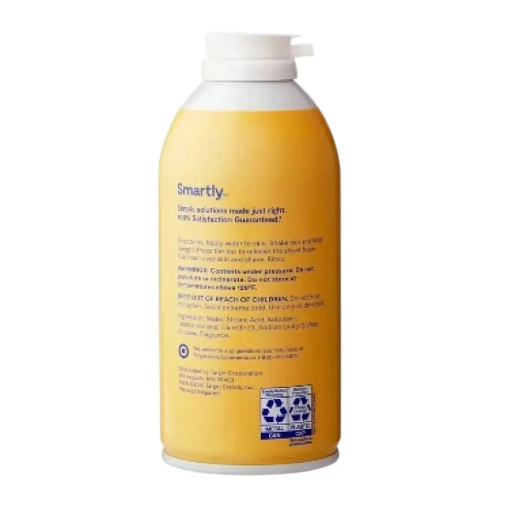 Smartly Smells Like Sunshine Shave Cream Foam, 10 oz, 4 Pack
